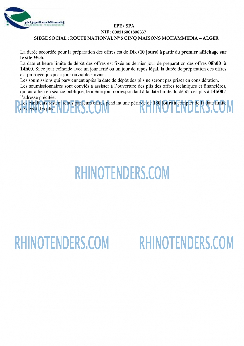 Rhinotenders