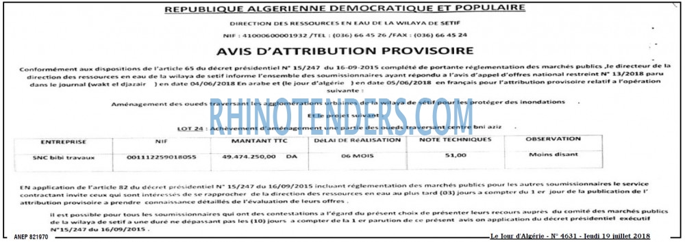 Le Jour d'Algérie