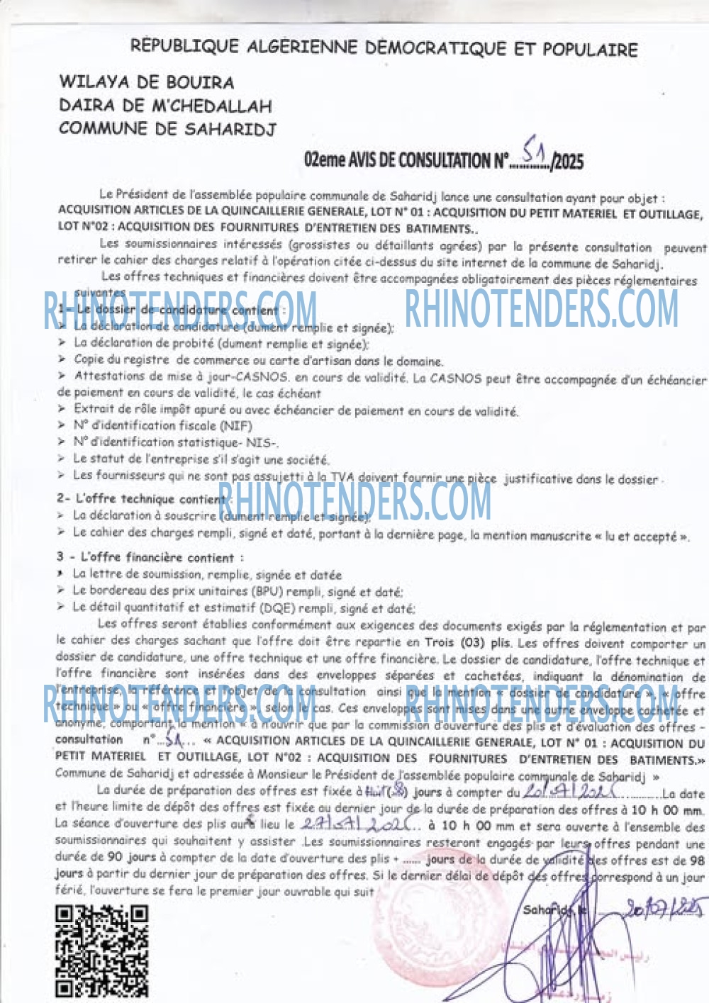 Rhinotenders