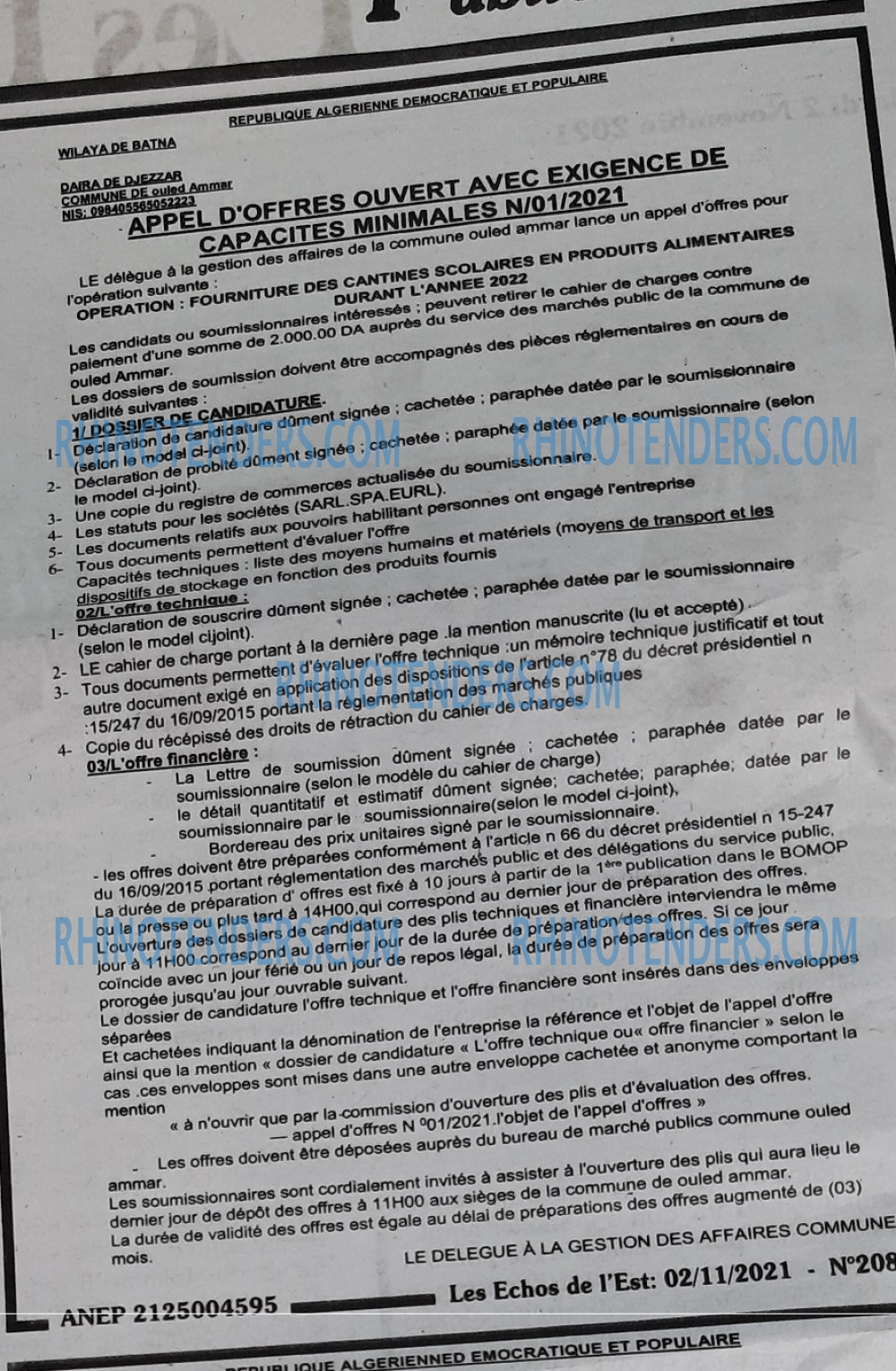 Les Echos de l'Est