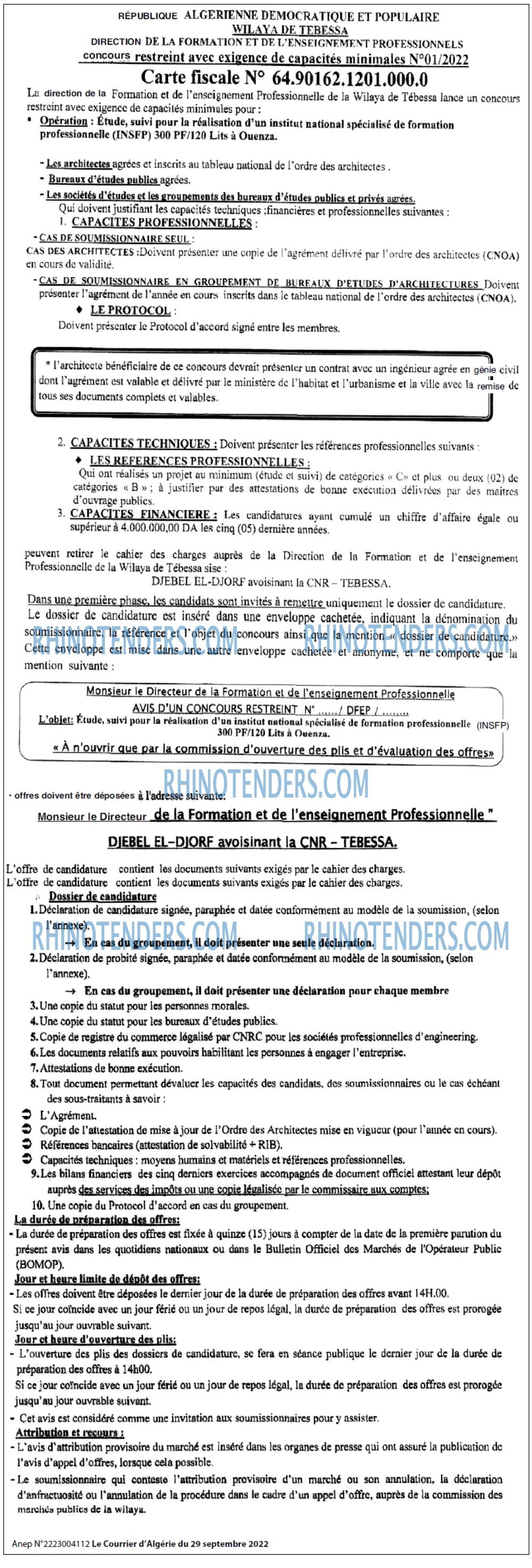 Le Courrier d'Algerie