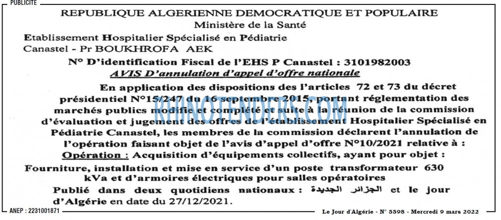 Le Jour d'Algérie
