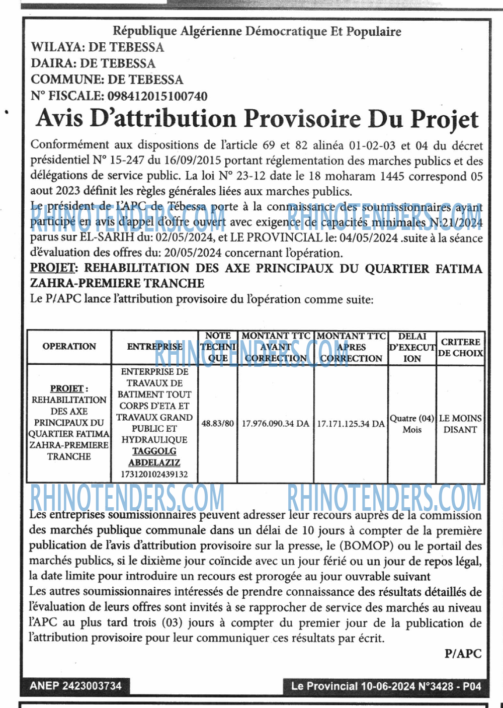 LE PROVINCIAL