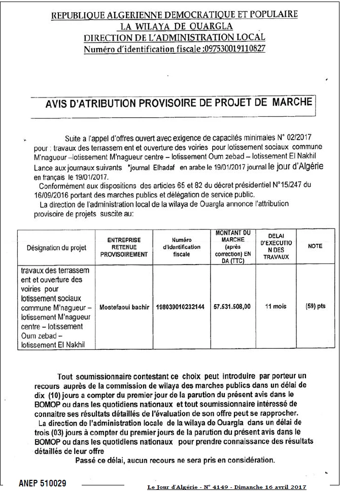 Le Jour d'Algérie