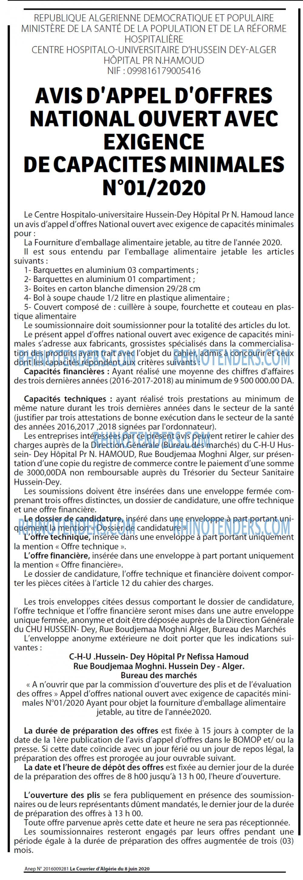 Le Courrier d'Algerie