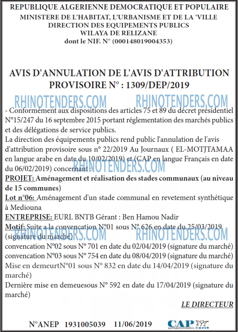 CAP OUEST