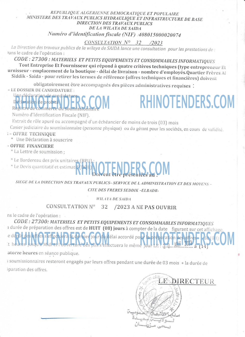 Rhinotenders