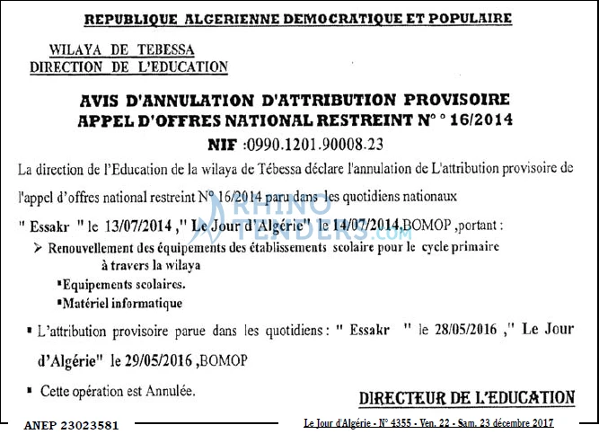 Le Jour d'Algérie