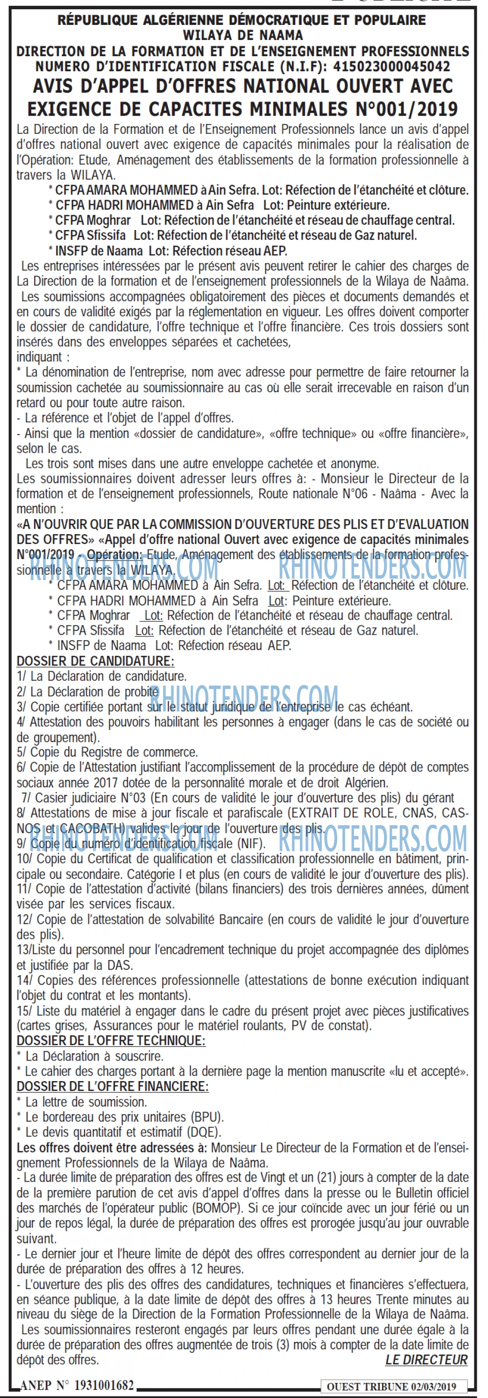 ouest TRIBUNE