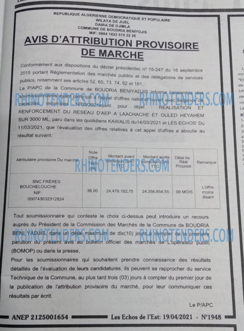 Les Echos de l'Est