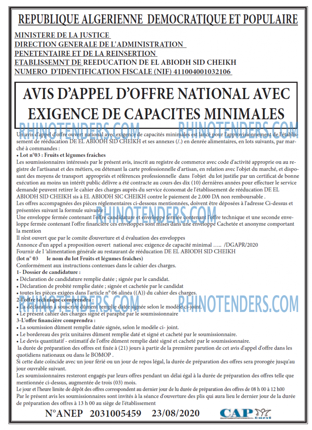 CAP OUEST
