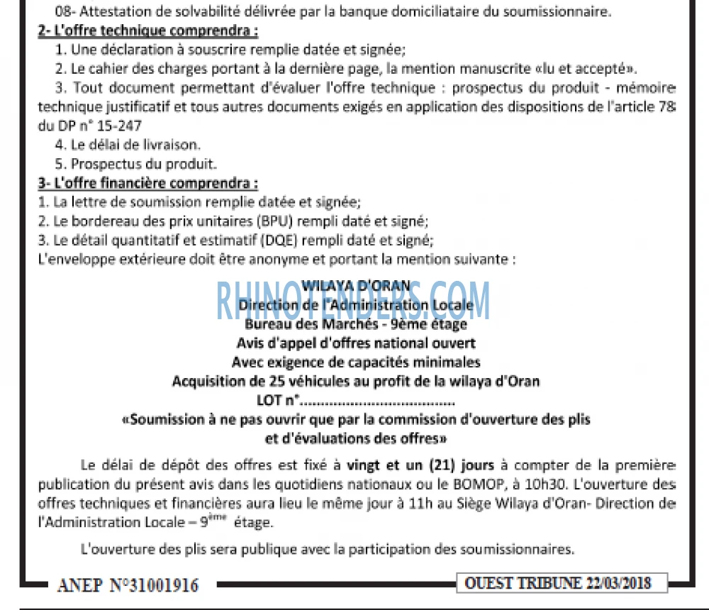 ouest TRIBUNE