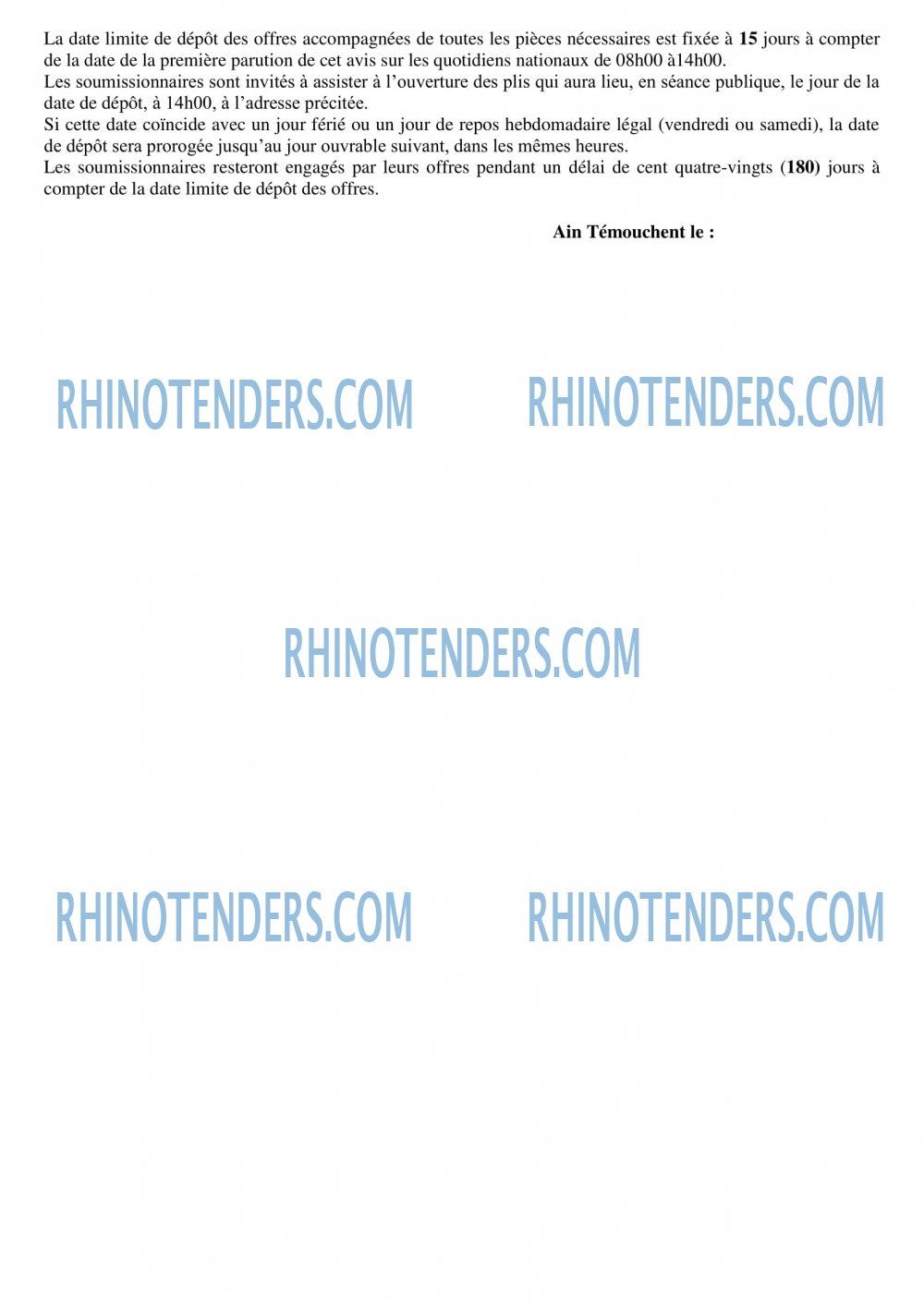Rhinotenders