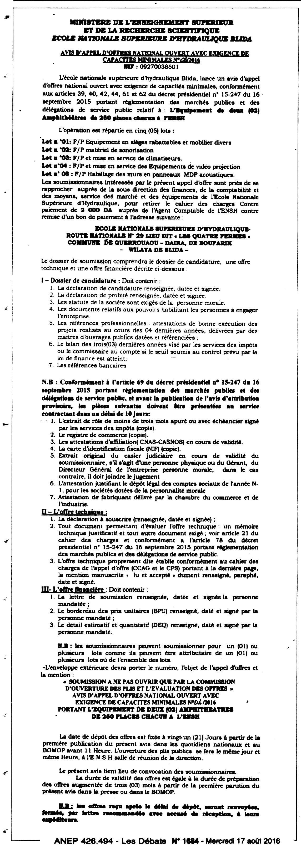Les Debats