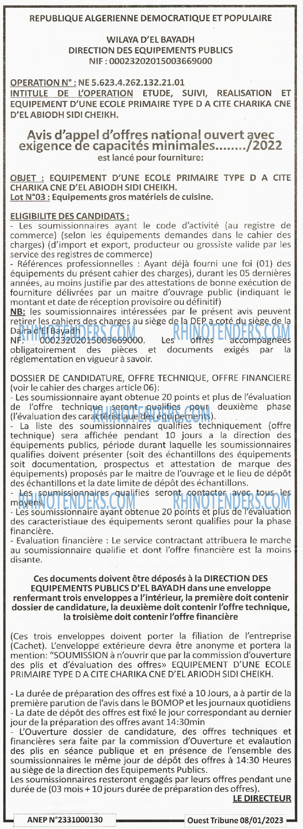 ouest TRIBUNE