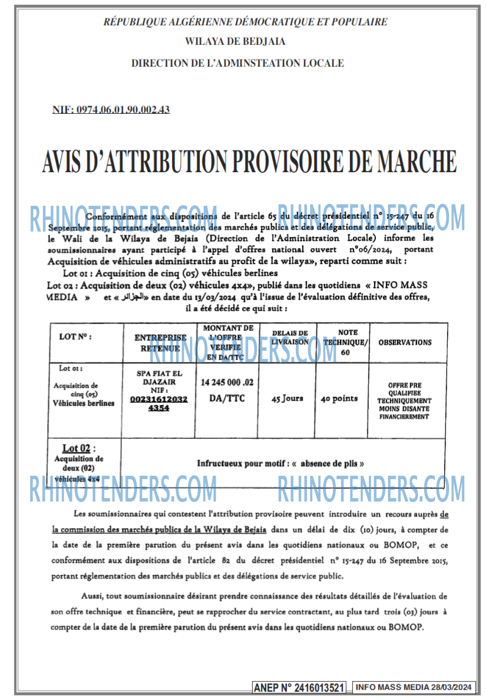 Infos Mass Media