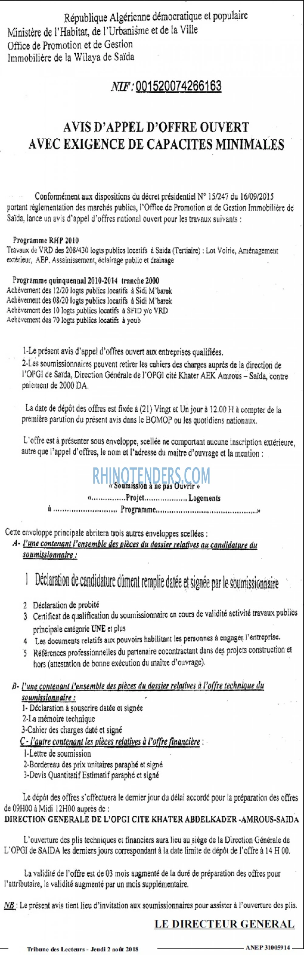 TRIBUNE DES LECTEURS