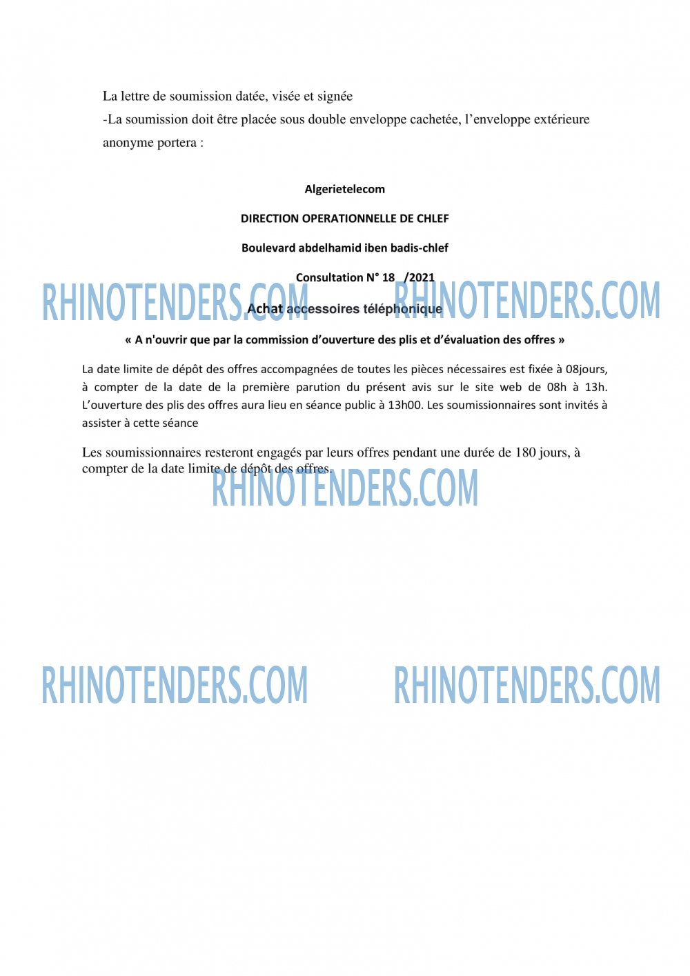 Rhinotenders