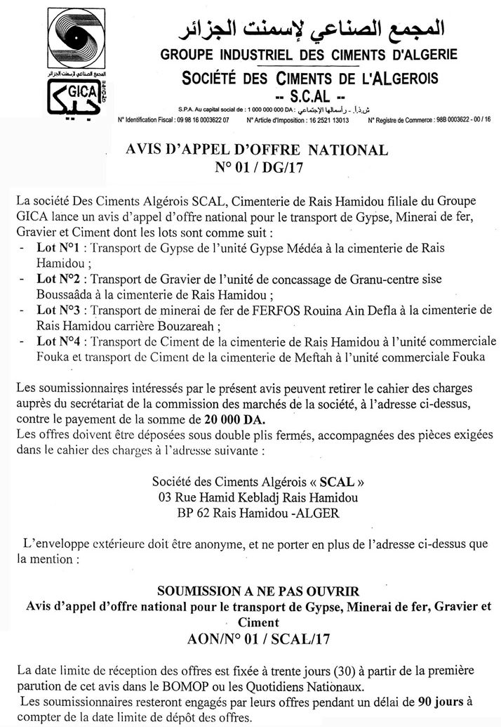 LE SOIR D'ALGERIE