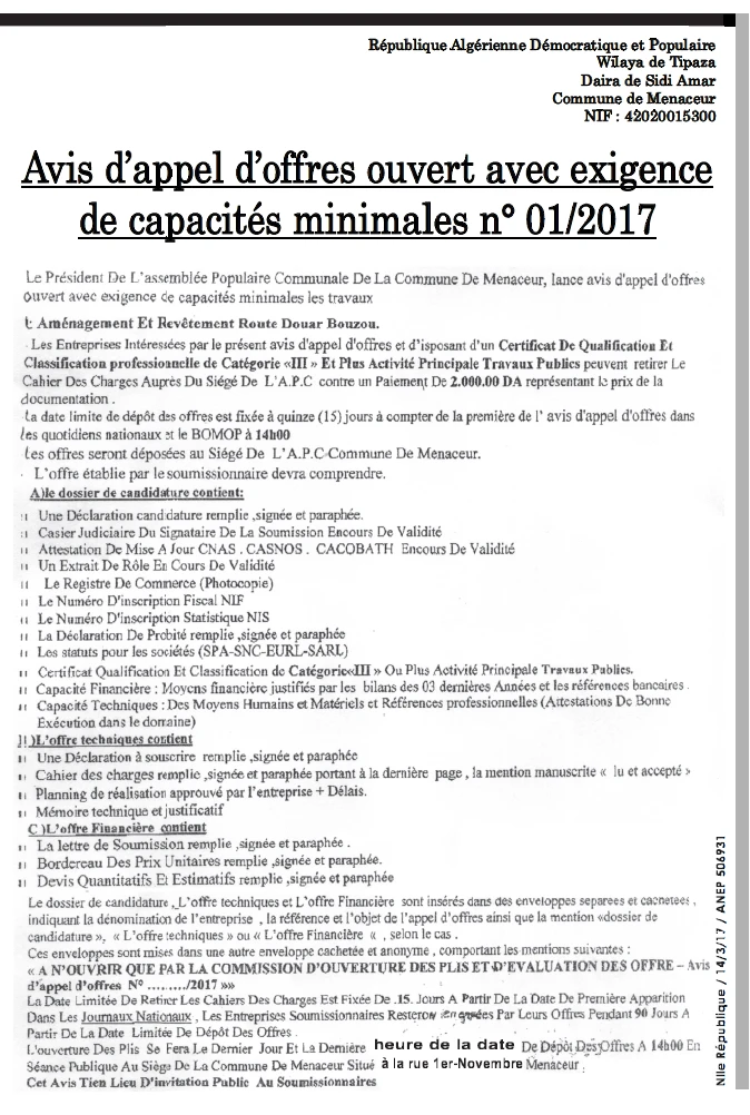 NOUVELLE REPUBLIQUE