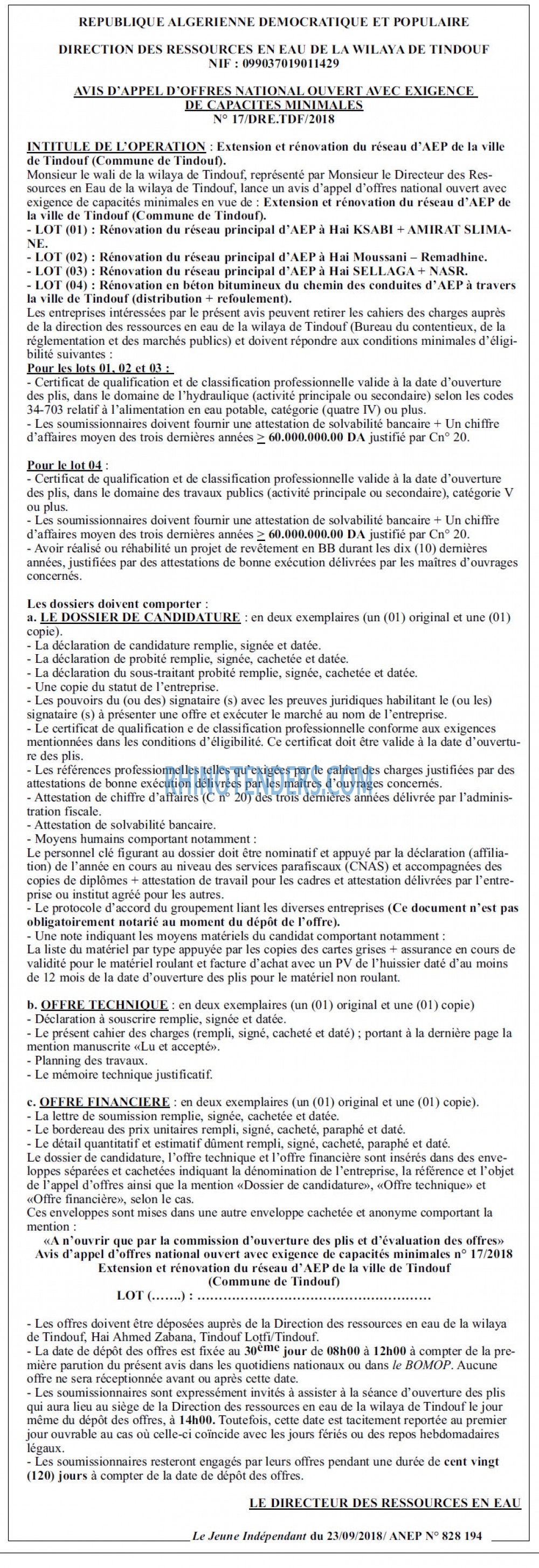 Jeune Independant