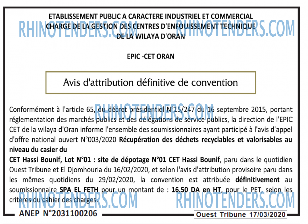 ouest TRIBUNE