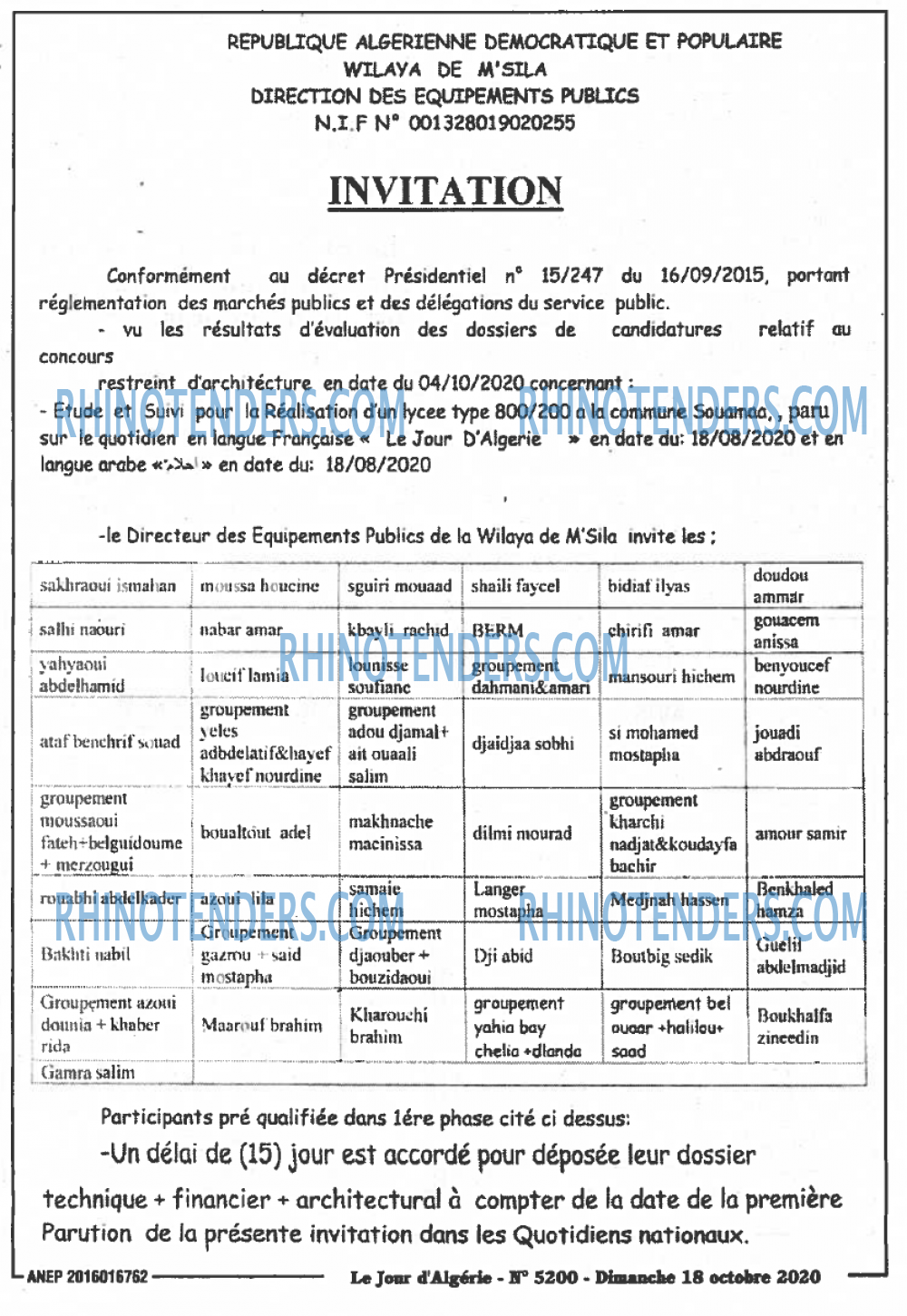 Le Jour d'Algérie