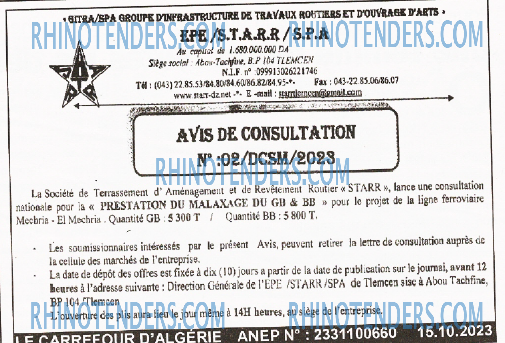 Le Carrefour d'Algérie