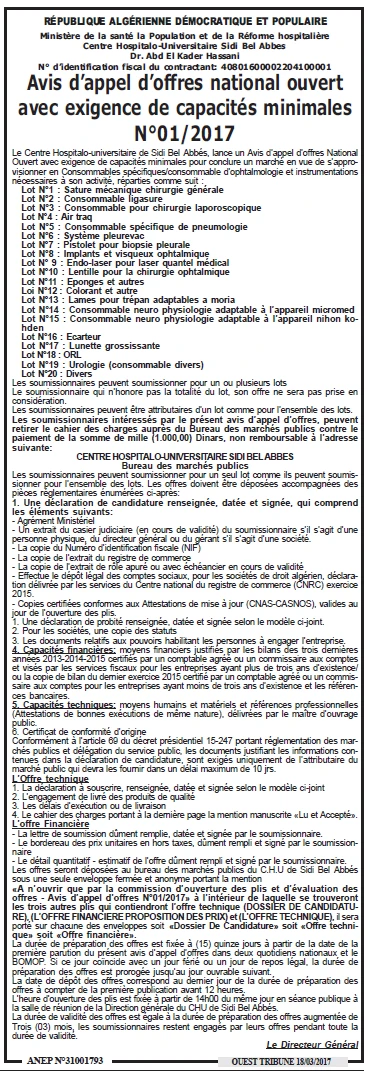 ouest TRIBUNE