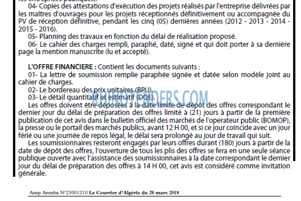 Le Courrier d'Algerie