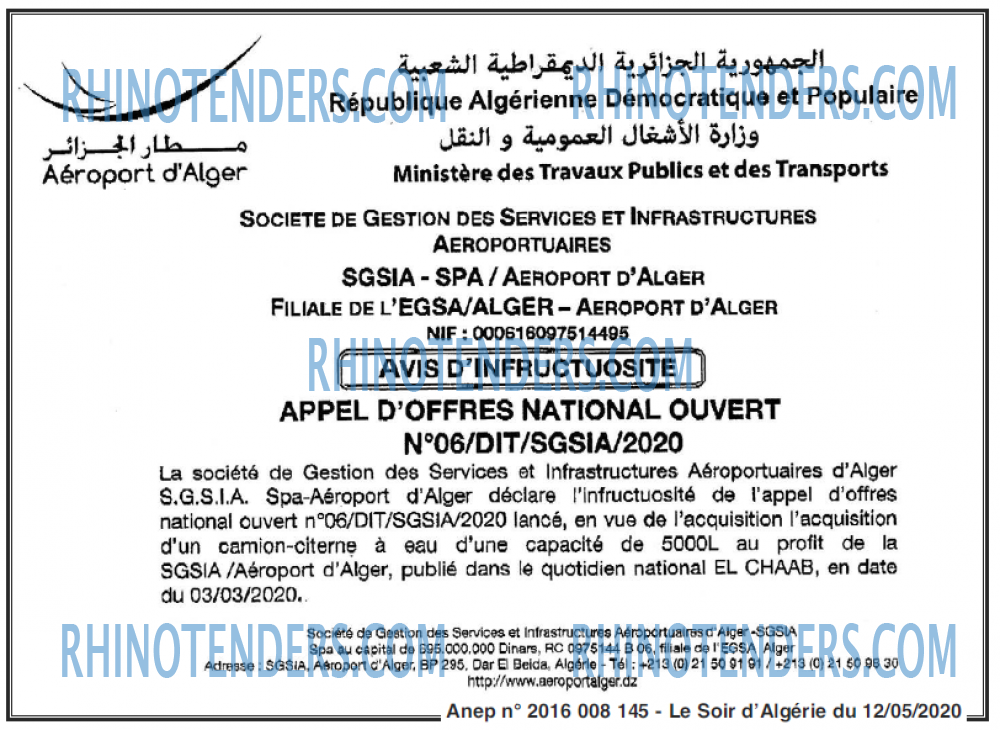 LE SOIR D'ALGERIE