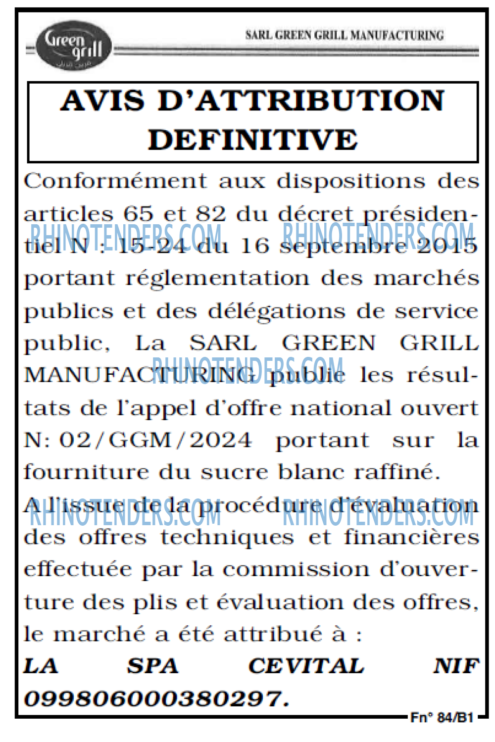 LE SOIR D'ALGERIE