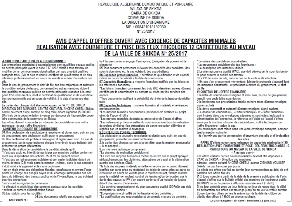 Le Jour d'Algérie