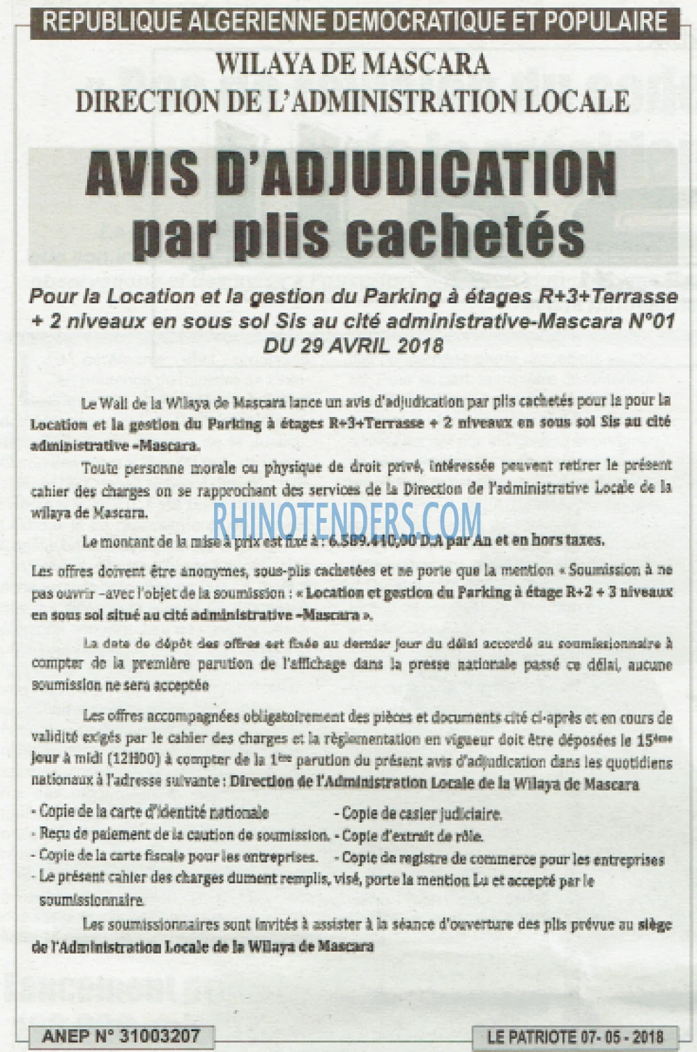 LE PATRIOTE