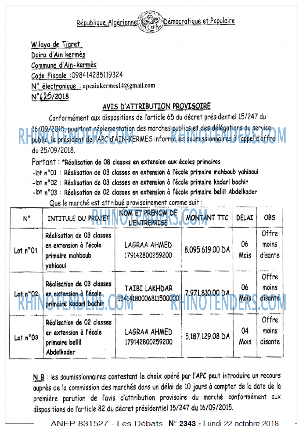 Les Debats