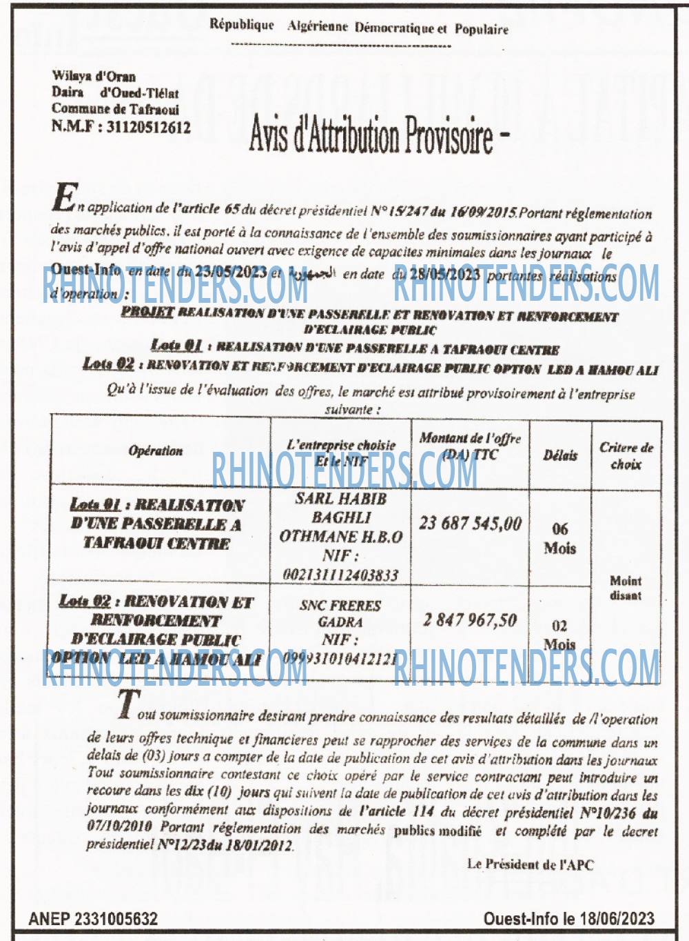 OUEST INFO