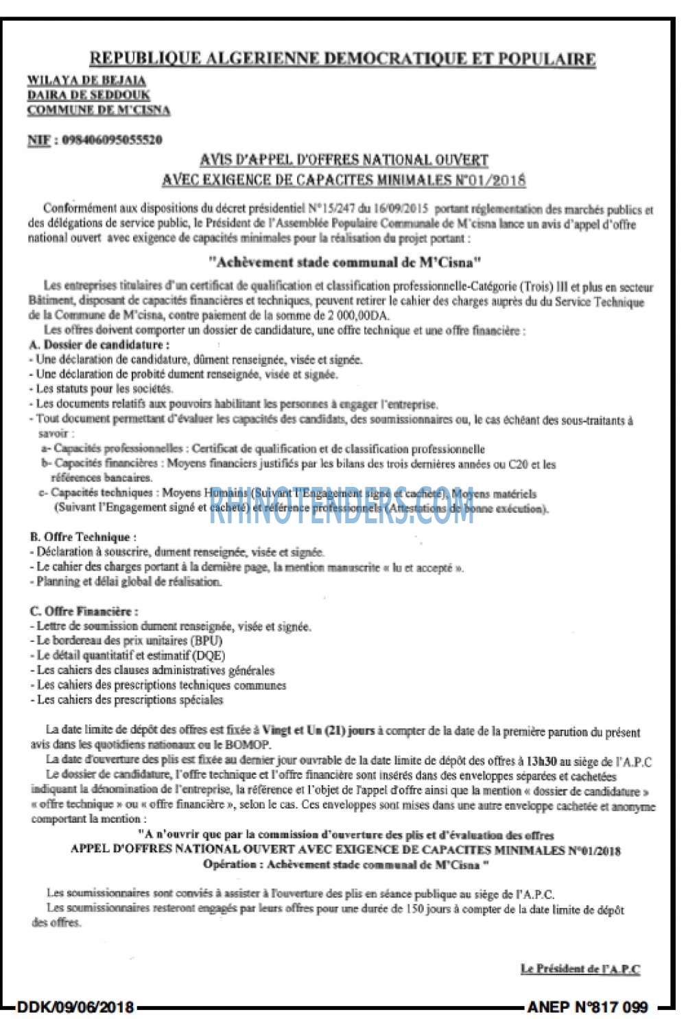 LA DEPECHE DE KABYLIE