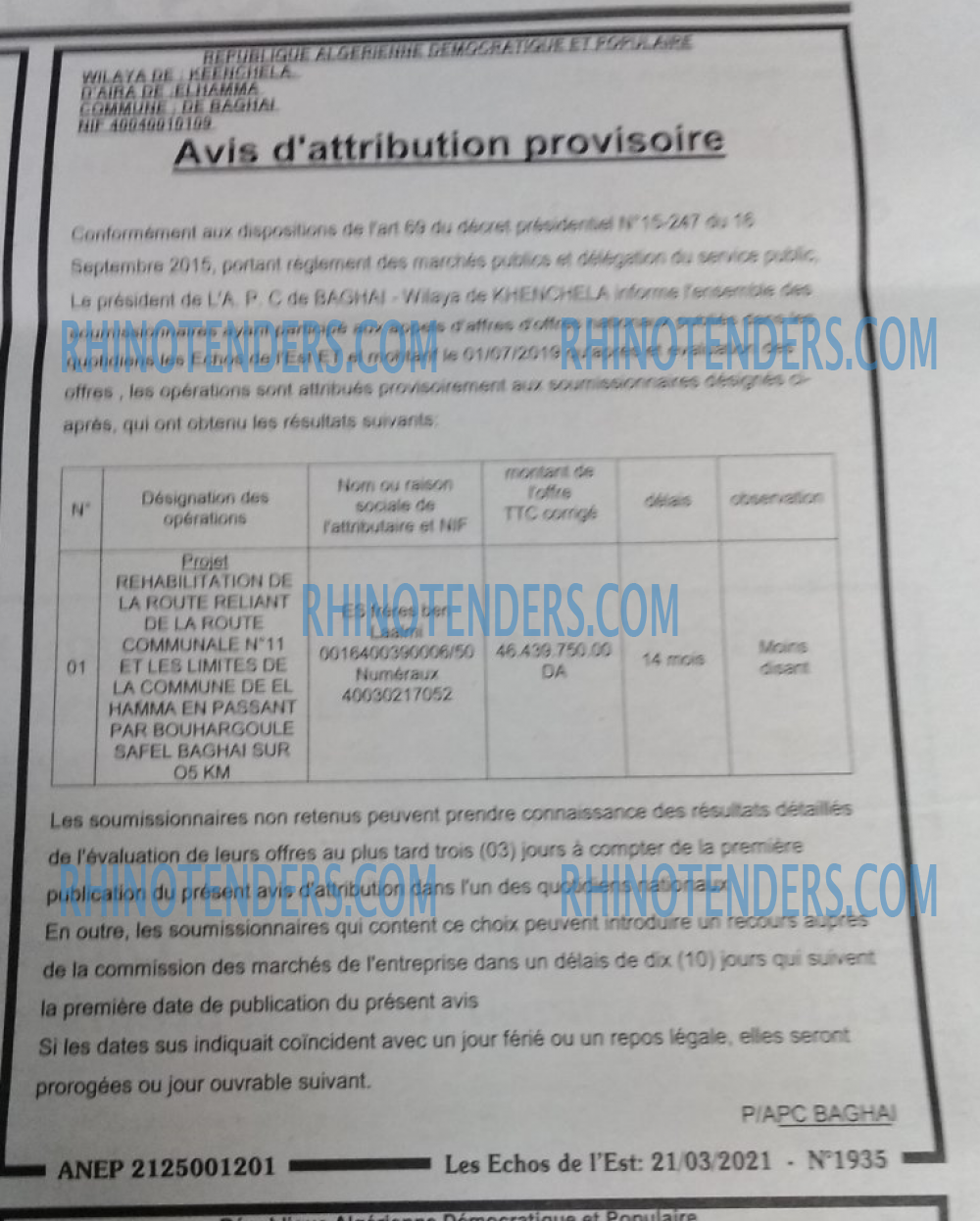 Les Echos de l'Est
