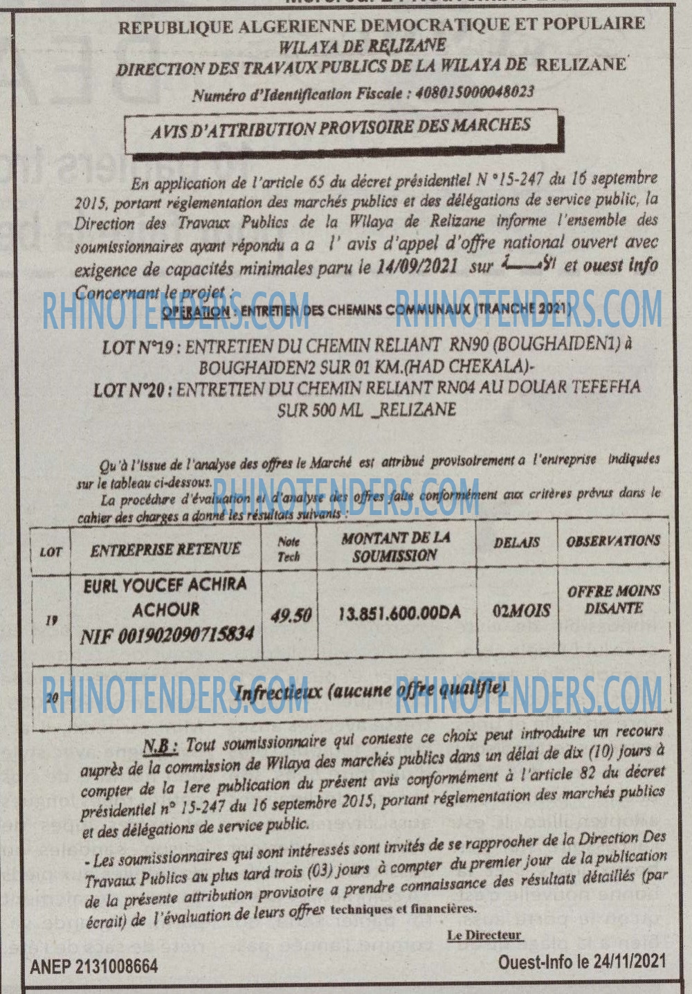 ouest TRIBUNE