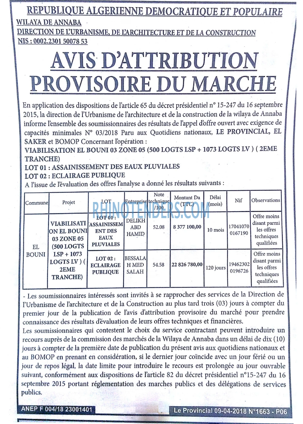 LE PROVINCIAL
