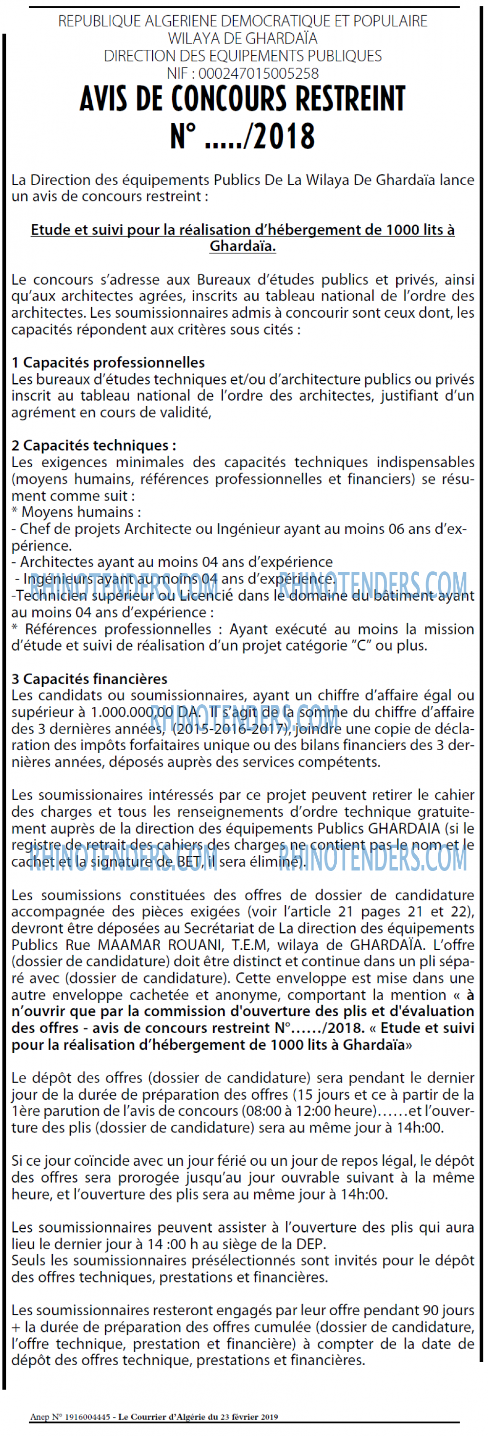 Le Courrier d'Algerie