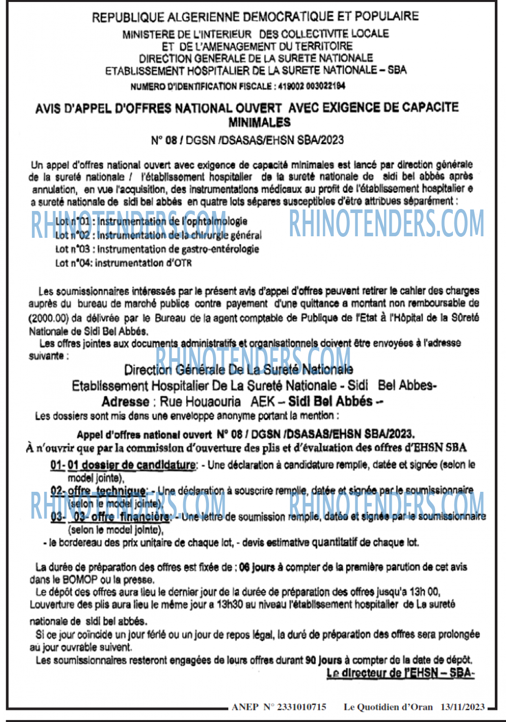 Le Quotidien d'Oran