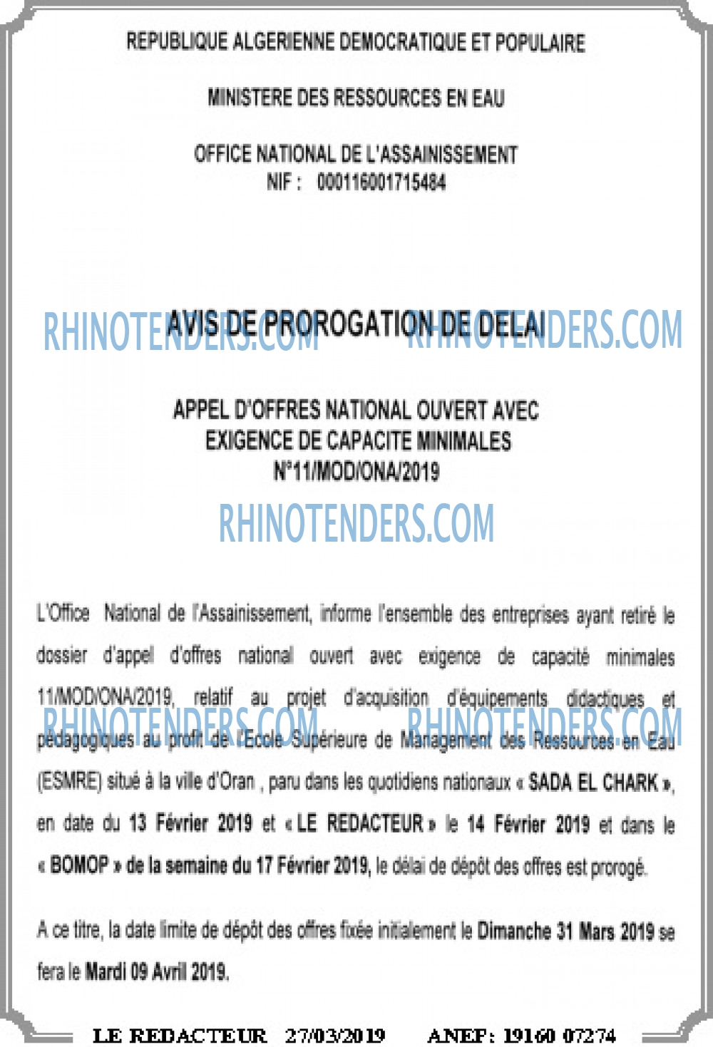 LE REDACTEUR