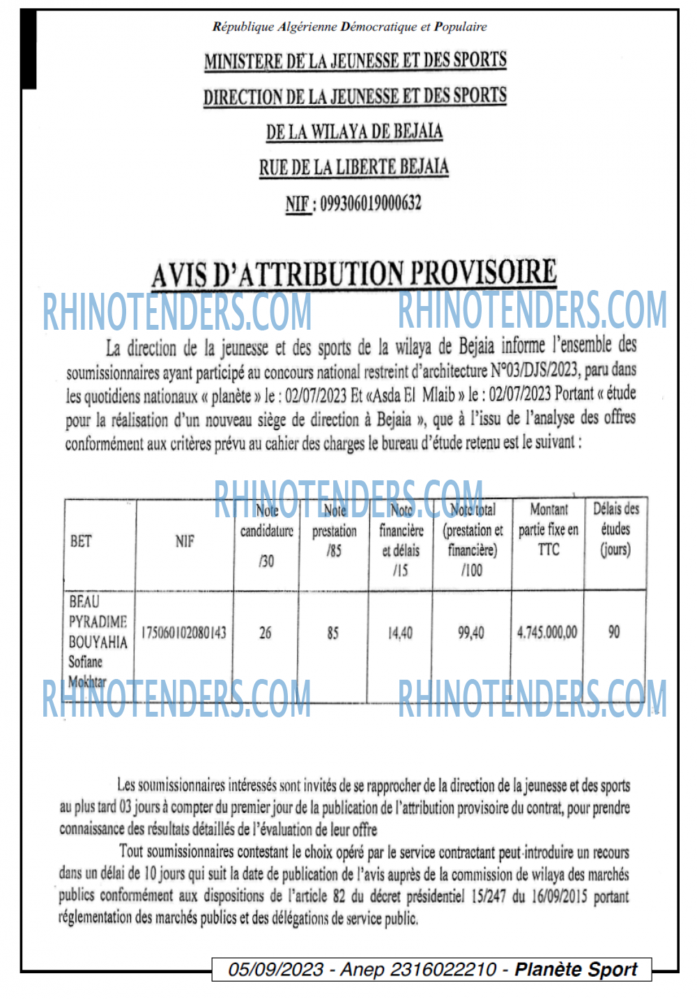 PLANETE SPORT