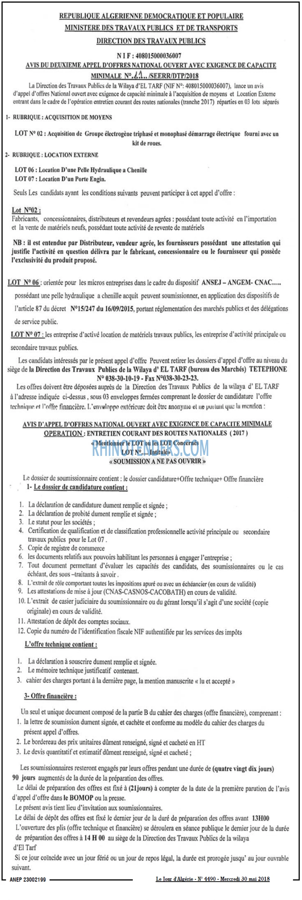 Le Jour d'Algérie