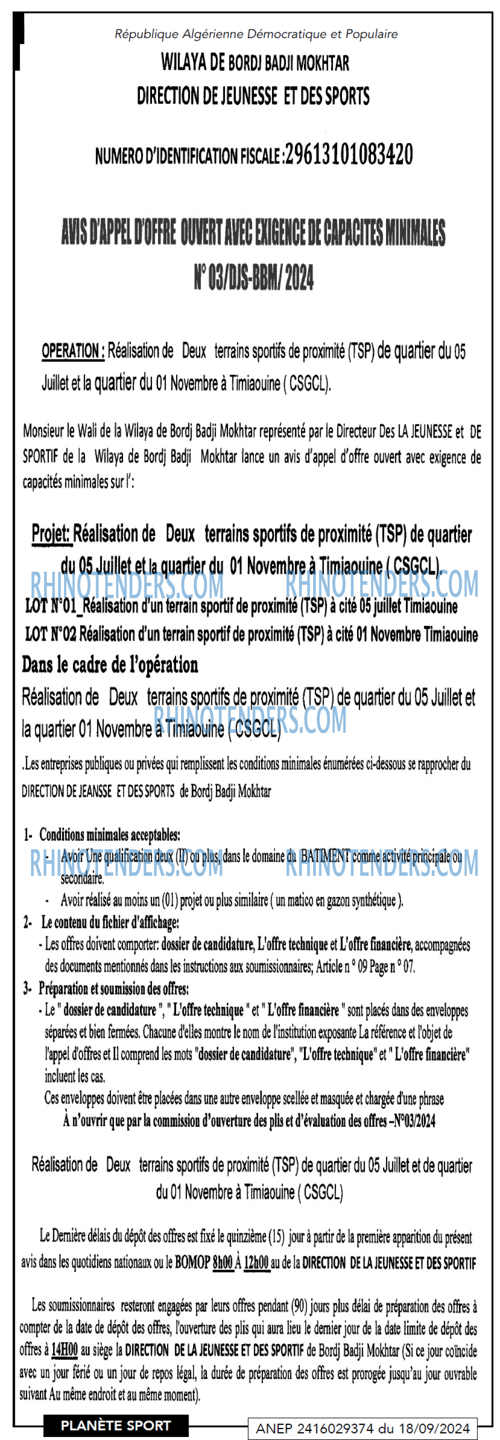 PLANETE SPORT