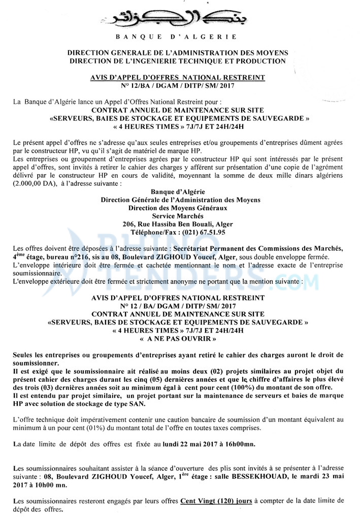 LE SOIR D'ALGERIE
