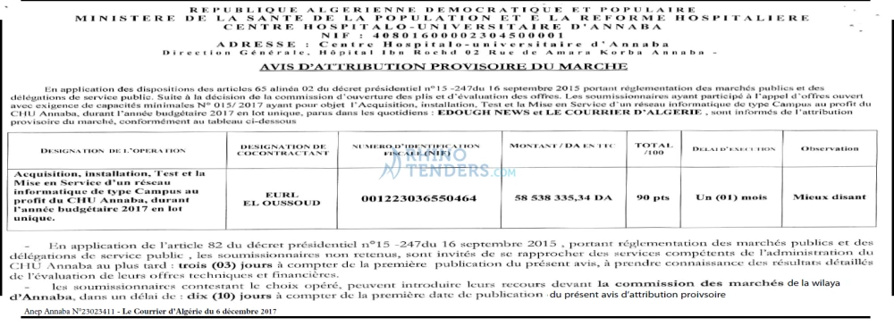 Le Courrier d'Algerie