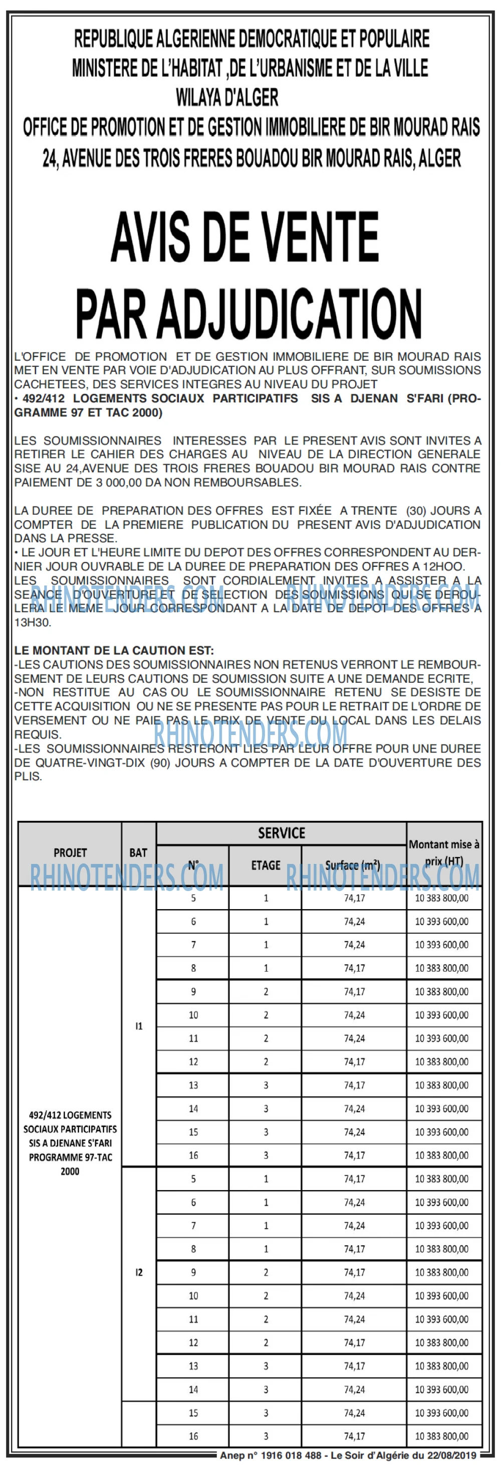 LE SOIR D'ALGERIE