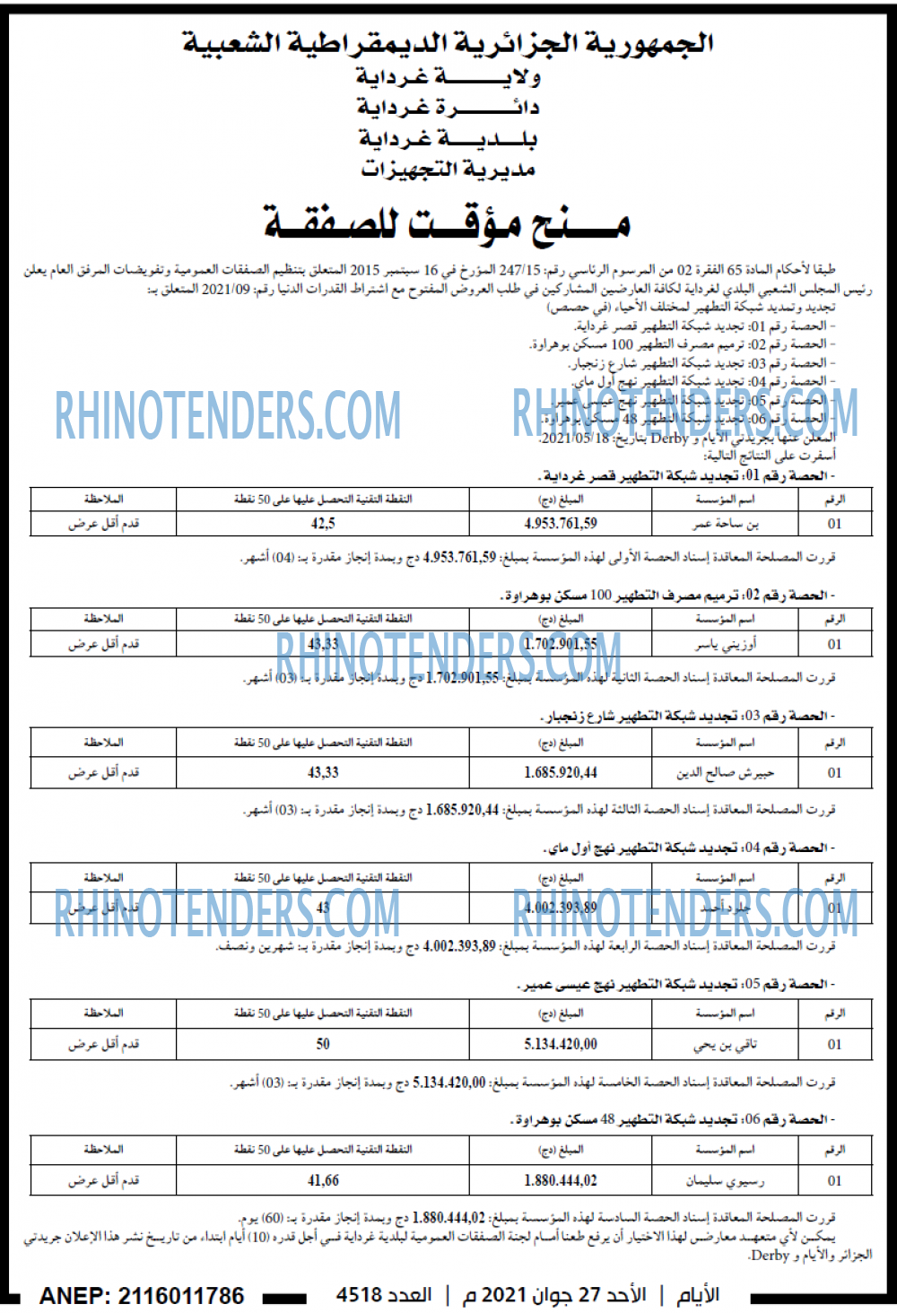 الايام الجزائرية